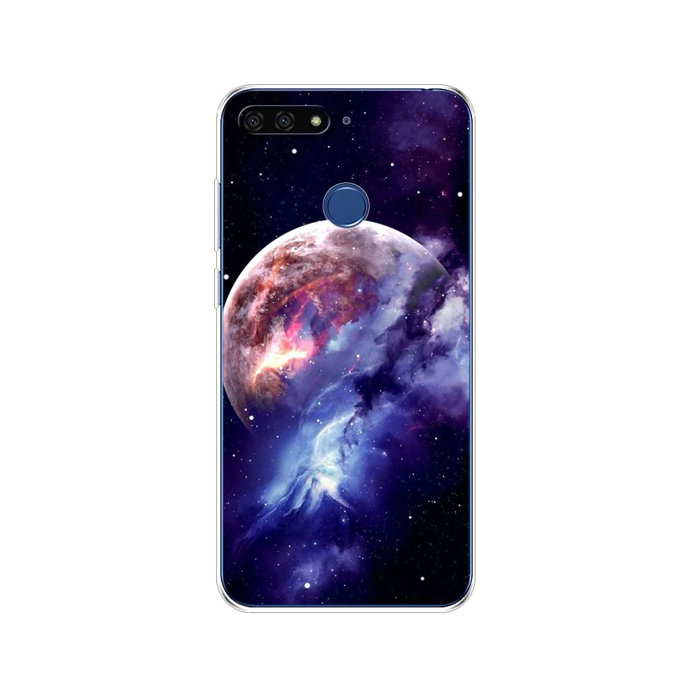 For Huawei Honor 7C 5.7 Inch Case Cover Soft Silicone TPU Cute Cover Back Protective Phone Case For Huawei Honor 7c Aum-L41 Bags