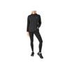 Asics Straßenlauf Bequeme Faltbare Kapuzen-Reißverschluss Langarmjacke Damenjacke Performance-Schwarz 2012D076-001