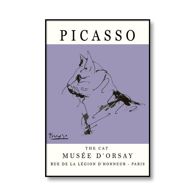 

Пикассо Искусство Абстрактные Линии Рисунок Плакат Печать На Холсте Знаменитая Живопись Современные Декоративные Настенные Панно для Гостиной Галерея 21cm×30cm NoFrame