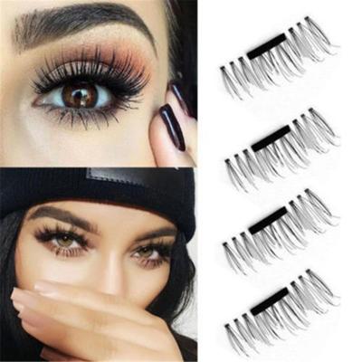 3D Magnetic False Eyelashes Full Strip Magnetic Eyelash Lashes Black  Reusable Eyelashes Extension