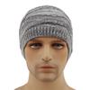 Moda de punto Otoño Invierno Crochet sólido cálido gorro holgado gorro holgado gorro de esquí regalo de Navidad mujeres hombres