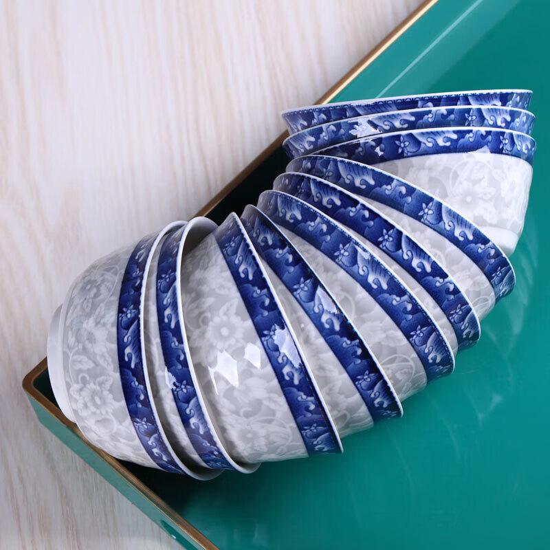 Danshizhiyuan Blue and White Porcelain Dinnerware Set