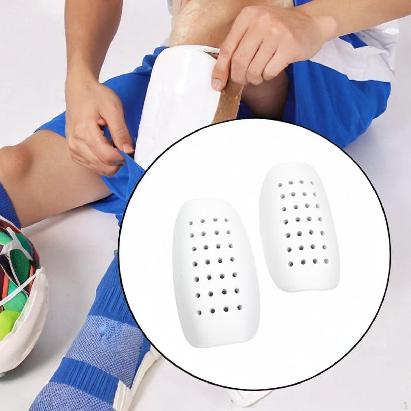 

2 шт. Защита ног Футбольные щитки для голени Портативный комплект защиты для спорта на открытом воздухе 95mm