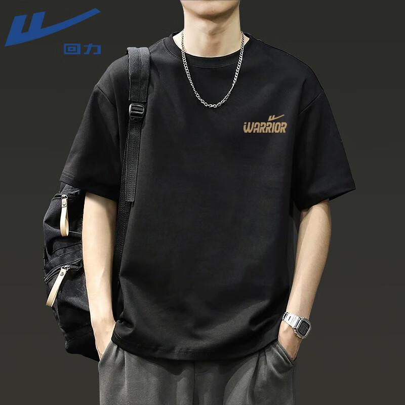 Warrior Men s American Retro Loose Fit Cotton T-Shirt L