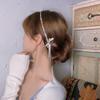 Exaggerated Diamond Bow Tassel Headband - Vintage Chic Celebrity Hair Accessory