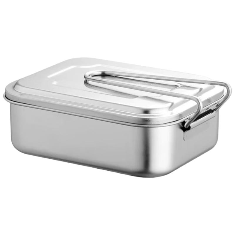 

Shengjia Single-Layer Square Stainless Steel Bento Lunch Box