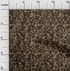 oneOone Cotton Flex Brown Fabric Abstract Leaves Fabric For Sewing Printed Craft Fabric By The Yard 40 Inch