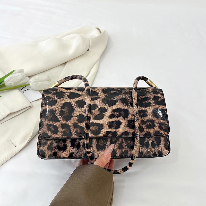 

Модная сумка с леопардовым принтом новая женская сумка ретро мода сумка через плечо сумка подмышку женская