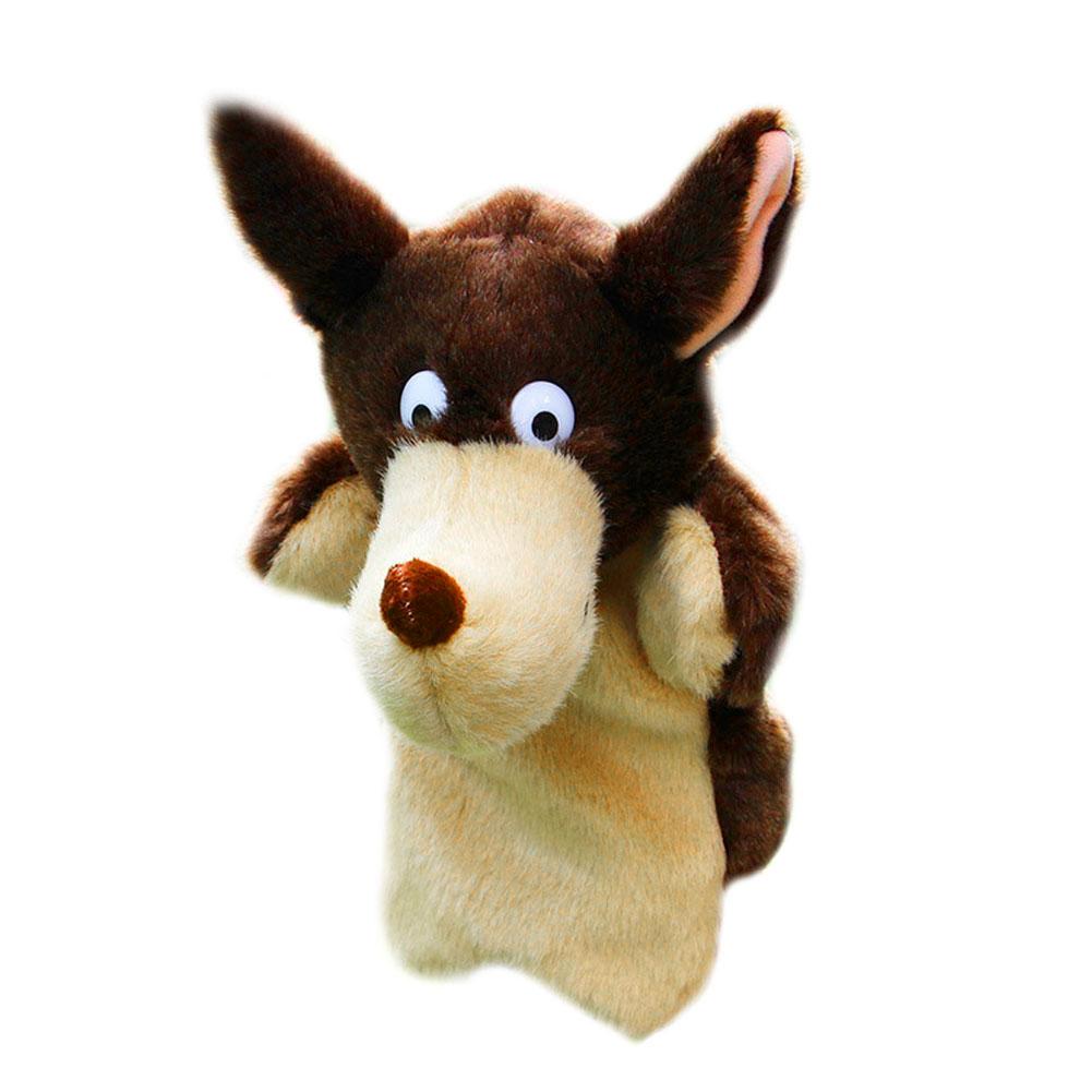 Wolf Hand Puppet Soft Doll Plush Toy Stuffed Hand Puppet Plush Animal Toys for Kids Gifts China Mainland
