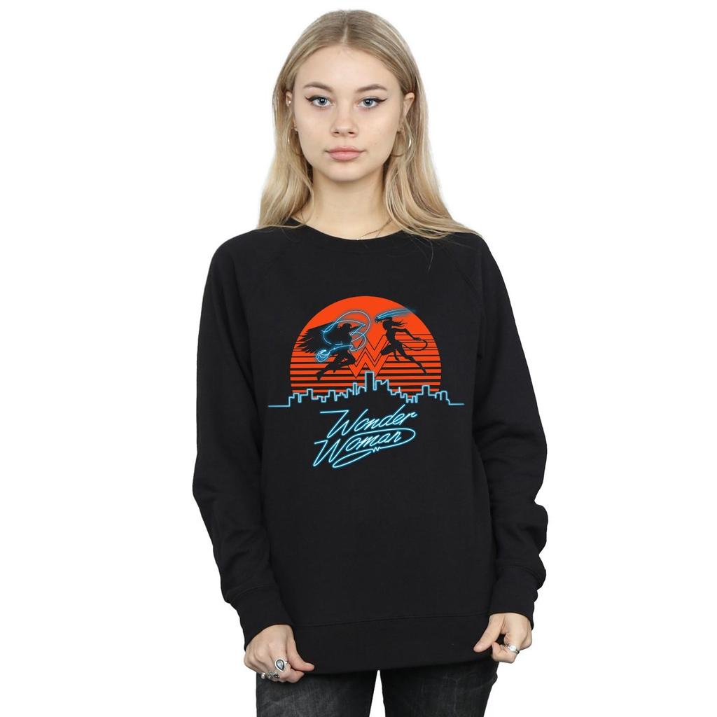 DC Comics Womens/Ladies Wonder Woman 84 Sunset Battle Sweatshirt