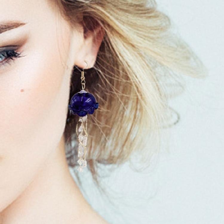 Fashion Jellyfish Earrings Unique Pendant Earrings Stylish Drop Earrings Party Earrings Elegant Ear Jewelry for Woman