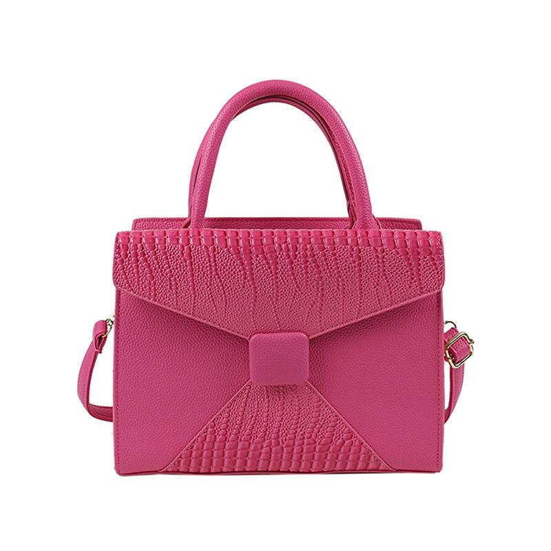 Fashion High-end Leather Texture Tote Bag Design Sense Commute All-matching Light Luxury Shoulder Bag Women's Pop Crossbody Bag