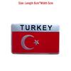 Aluminum Alloy National Flag Car Body Decals - Decorative Stickers for Car Modifications