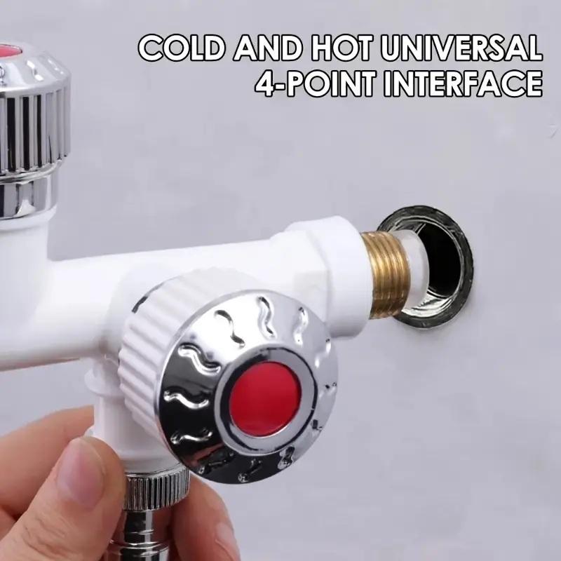 Universell silikontätningsring för kran med låsklämma - flexibel tätning för hushålls läckagesäker, vattentät och hållbar ho