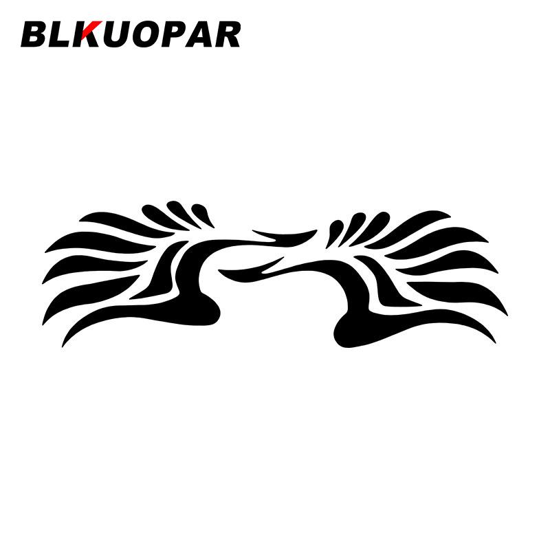 BLKUOPAR Size Phoenix Reflective Car Sticker Vinyl Decals Fashion Silhouette Occlusion Scratch Motorcycle Fuel Tank Cap Styling