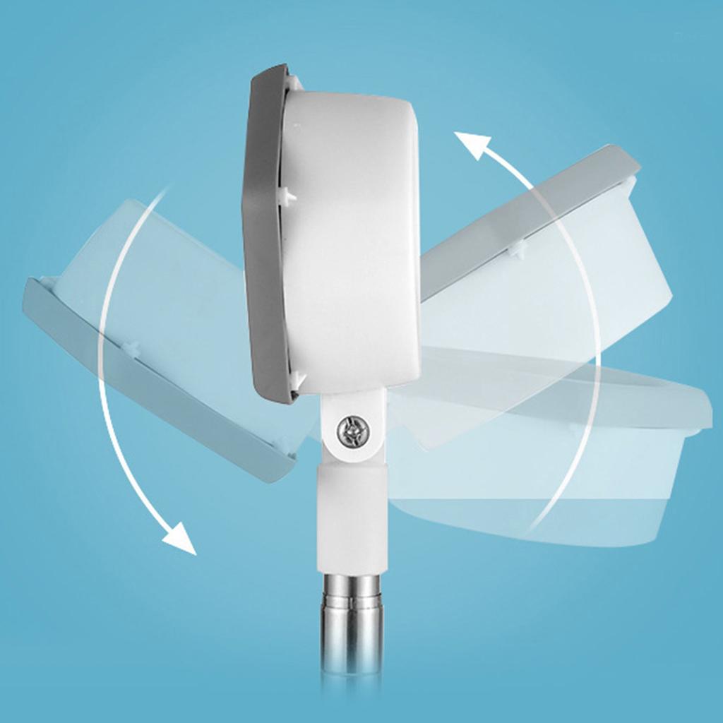 Hair Dryer Stand Rotatable Adjustable Height Angle Soft Toothed Mouth Blow Dryer Floor Stand for