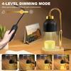 Candle Warmer Lamp Electric Wax Melter Lamp Adjustable Height Brightness Wax Warmer Ambience Light Timable Candle Lamps for Home