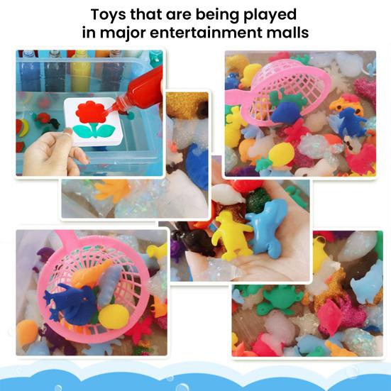 Water Elf Toy Mold DIY Handmade Gel Water Pet Toy Making Mold Kids Animal Fruit Shape Crafts Maker Mold Boys Girls Birthday Gift