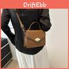 Petit Sac à Main Carré Moderne et Tendance Disponible en Noir Kaki Marron Blanc et Rose pour un Style Décontracté