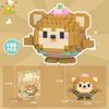 HUIQIBAO Mini Cute Animal Micro Building Blocks 3D Diamond BEE Cat Panda Model Bricks DIY City Construction Toys for Children