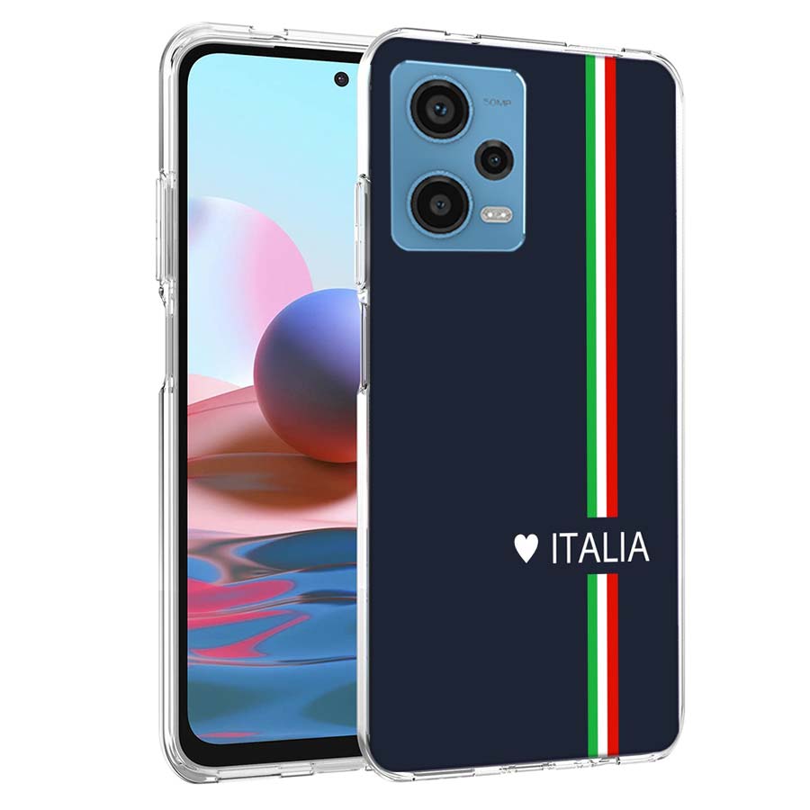 

Italy Flag Phone Case For Redmi Note 13 12 14 15 Pro Plus 13R 11 11T 11E 11S 10 Pro 10S 9 9S Cover Cell Clear TPU Capa Cases Sho Note 12 Pro Plus