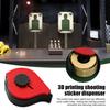 Shoot Range Sticker Tool Automatic Target Dispenser, Repair Patches Holder, Large Tactical Training Supplies Capacity Patch Holder for And Competition