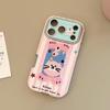Suitable for Autumn and Winter Iphone17promax Apple 16 Mobile Phone Case 15 Plush Cartoon Animals 13 Leather Mobile Phone Case