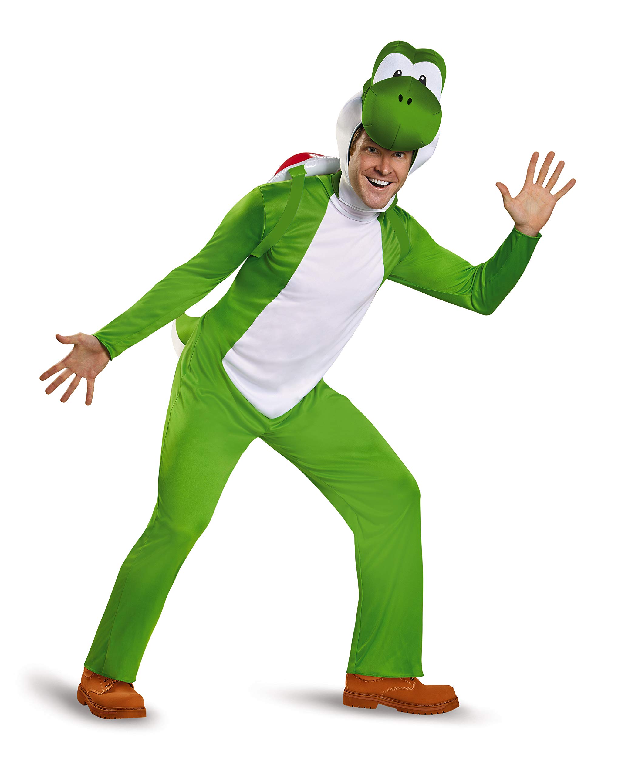 

Yoshi Kigurumi for Super Mario Cosplay Costume Adults, [Used]