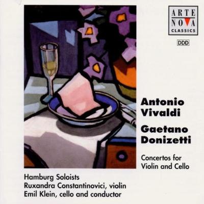 CD ANTONIO VIVALDI; GAETANO DONIZETTI - Music for Cello & Violin 74321277752 Arte Nova Class 1995 Europe Classical Used
