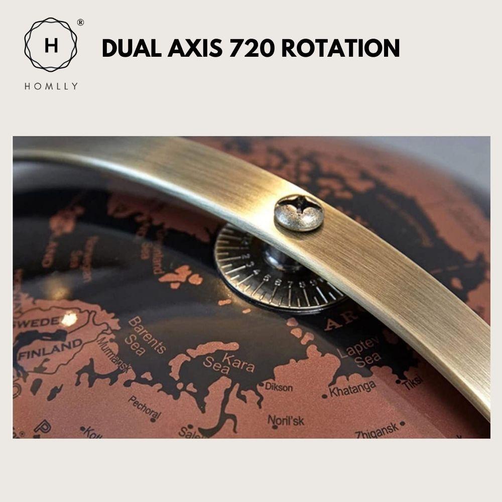 Homlly Modern World Globe for Education Teaching Display