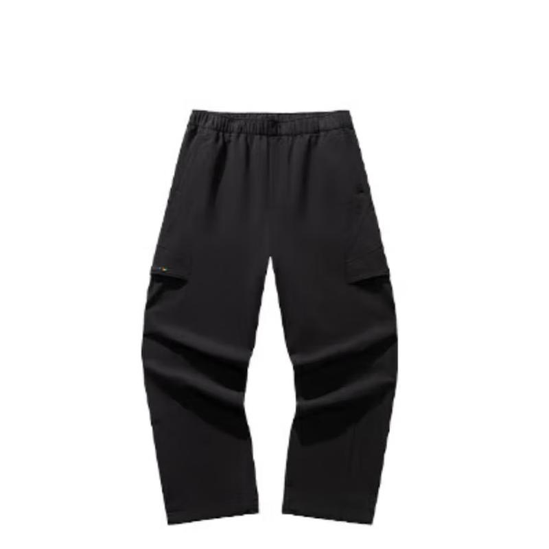 ANTA Fan Zhendong Men s Fleece-Lined Wide-Leg Cargo Pants M