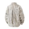 Minimalistische Jacke Herren Camouflage Tie-dye Herbst Retro PU-Lederjacke Hemd Abschnitt Jacke Herren Oberteil Schmutzige Kleidung Atmungsaktiv Arbeit Lässige Jacke