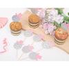 Disco Cowgirl Cupcake Toppers - Disco Ball Party Decorations, Set of 12 Cowgirl Birthday Cupcake Toppers, Disco Cowgirl Bachelorette Party