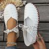 Hot Sale Shoes Female 2025 Autumn New Hand-sewn Women's Flat Shoes Outdoor Fashion Casual Walking Shoes