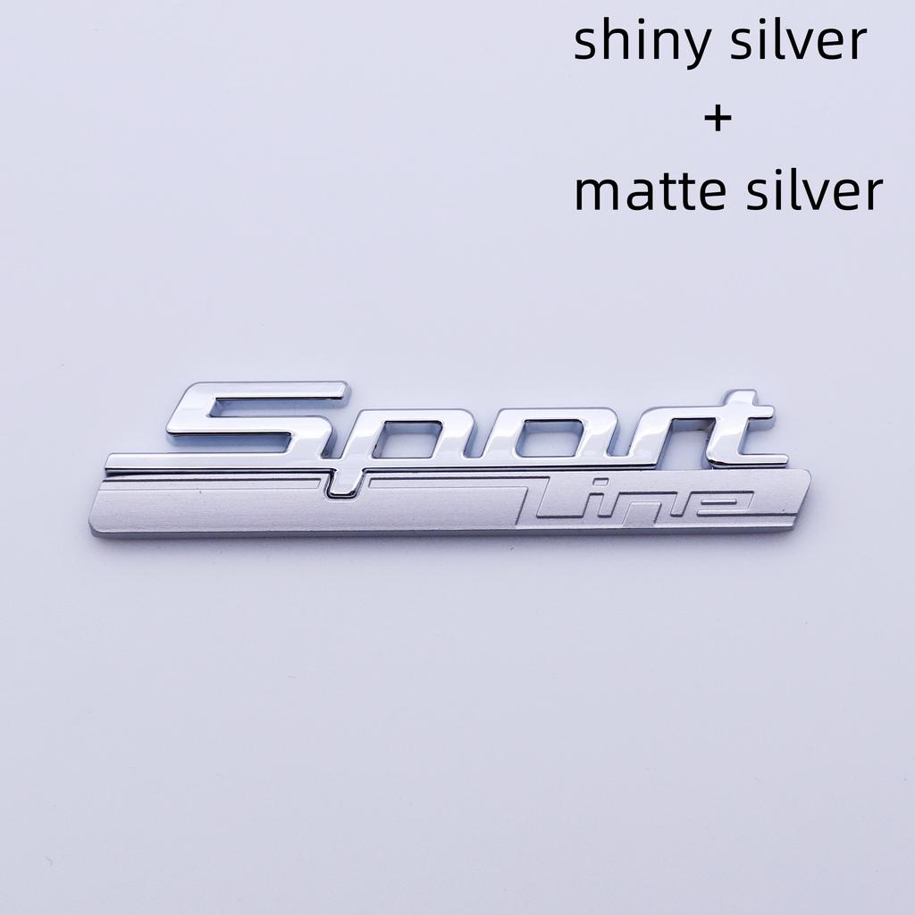 Metallic Car Sports Line Fender and Trunk Badge Stickers Car Sport Logo for BMW
