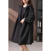 Giacca a vento lunga da donna Autunno e Inverno Nuova Versione Coreana Casual Stile Occidentale Giacca Larga