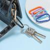 Neuer Sicherheits-Mehrfarbiger Aluminium-Schnallen-Schlüsselanhänger Legierungs-Karabiner Camping Wanderhaken Klettern Knopf