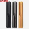 NAIERDI Black Lightning Long Furniture Handles 600-1800mm Aluminum Alloy Cabinet Handles Cupboard Door Handles Door Hardware