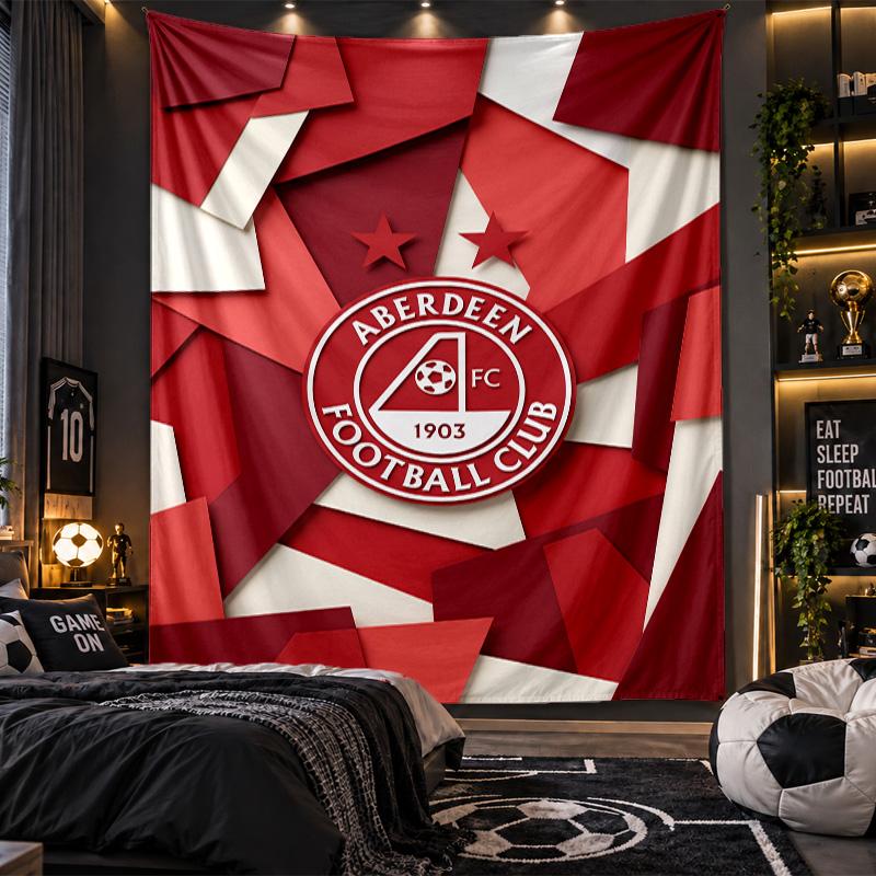 Wandbehang Tapisserie Aberdeen FC Drucktuch für Wohnzimmer Schlafzimmer Heimdekoration