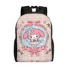 M-Melodies Backpack for Men Women School College Student Bookbag Fits 15 Inch Laptop Cute Rabbit Bags