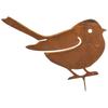 Fish Pond Decorative Ornament Rusty Metal Birds Snowy And Rainy Weather Decorate Garden Patio Families Weatherproof