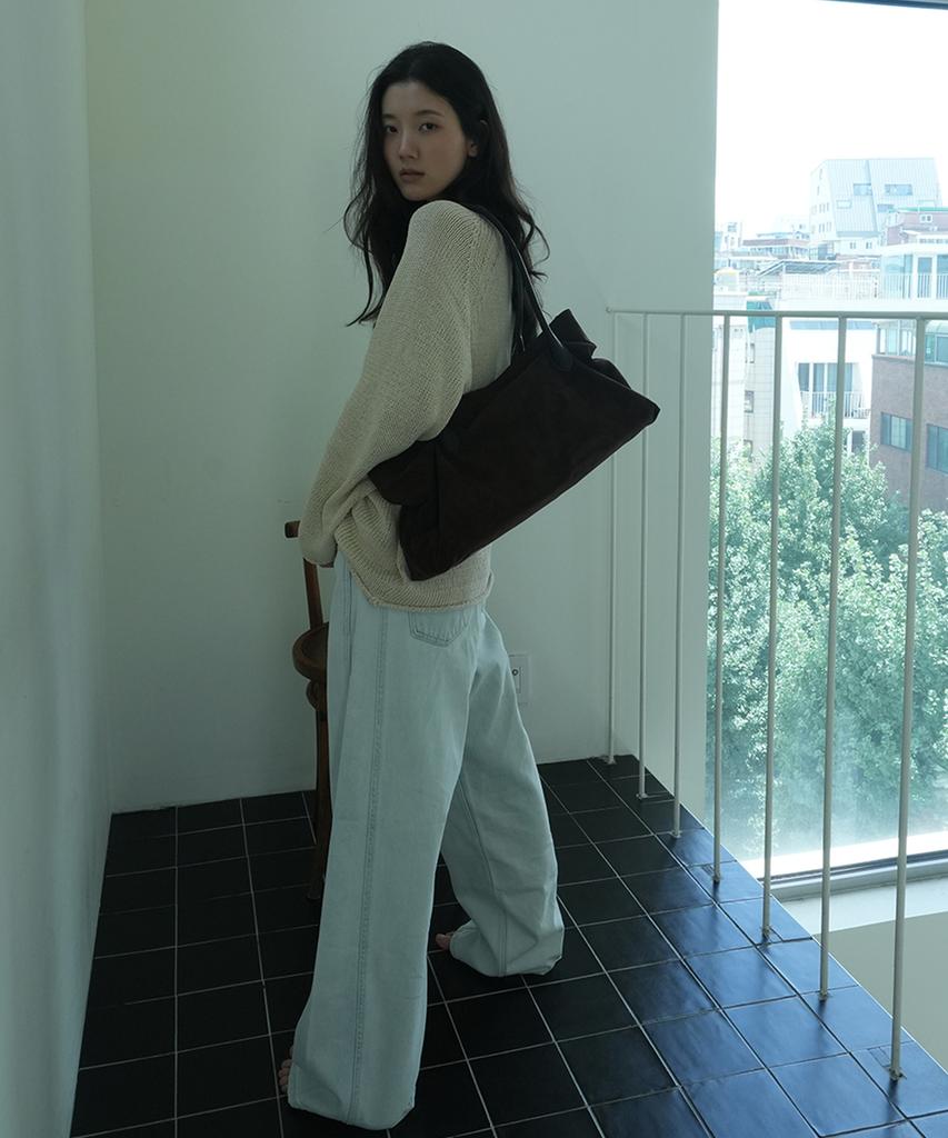 Denu Vento Bag [Suede Brown]