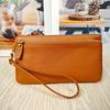 Korean Style Genuine Leather Multi-Functional Women's Wristlet Clutch Wallet