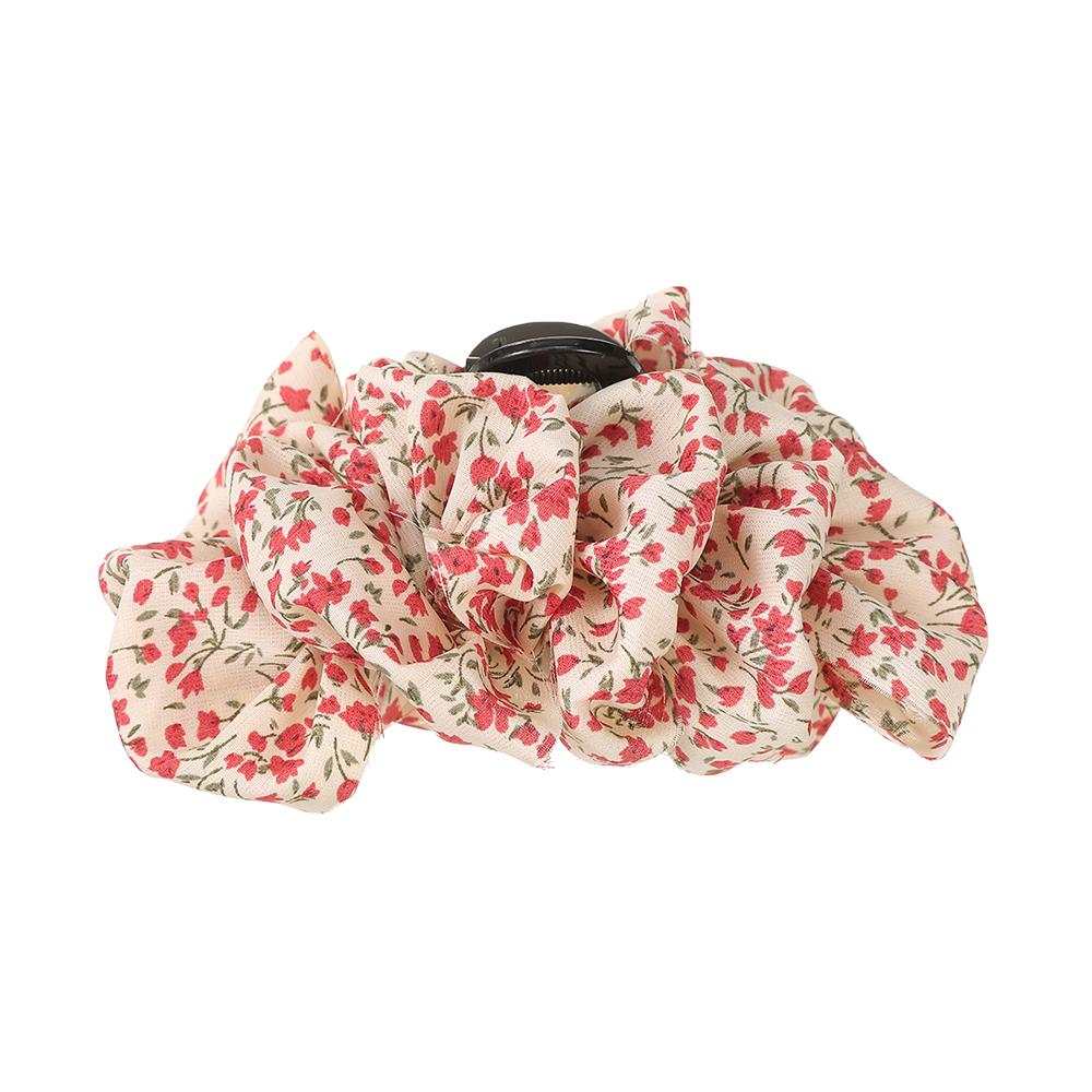 Large Fabric floral patterns Hair Clips Hairpin Fashion Hair Accessories Hair Claw For Women Girl