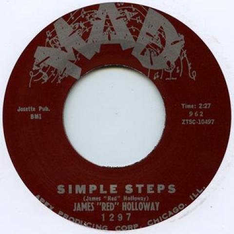 

7inch Record JAMES HOLLOWAY - Simple Steps / Ala Carte MAD1297 MAD UK 2010 UK Rock