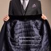 Antonio Men's Mid-Length Wool & Cashmere Coat with Detachable Liner & Mink Fur Collar