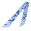 Twilly Twilly Bandeau Scarf Accessories Scarf Silk Light Blue Based