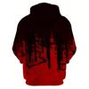Herrenbekleidung Casual Langarm 3D Digitaldruck Kausal Kapuzenpullover Herren Outdoor Sport Pullover Hoodies