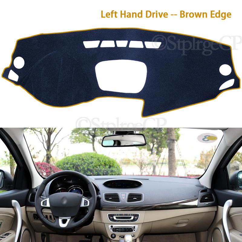 Dashboard Cover Pad Sunshade Dashmat Car Accessories 2012 2014 2015 2016 for Renault Fluence 2009~2017 Samsung SM3 Anti-Slip Mat