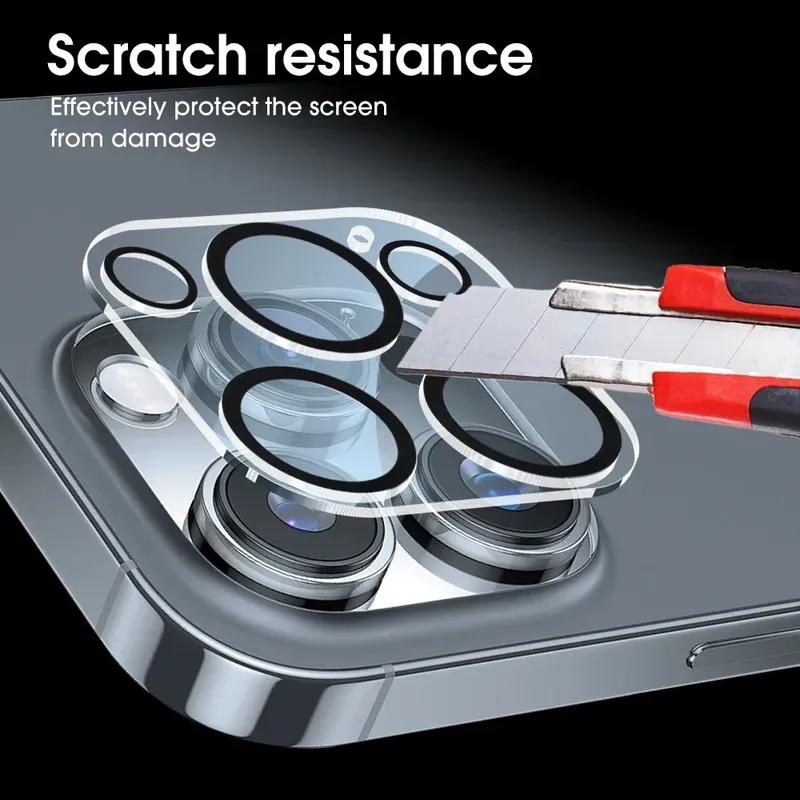 3PCS HD Back Camera Tempered Glass For iPhone 13Mini 13 14 15 16 Pro Max Rear Len Screen Protectors Anti-scratch Glass Film